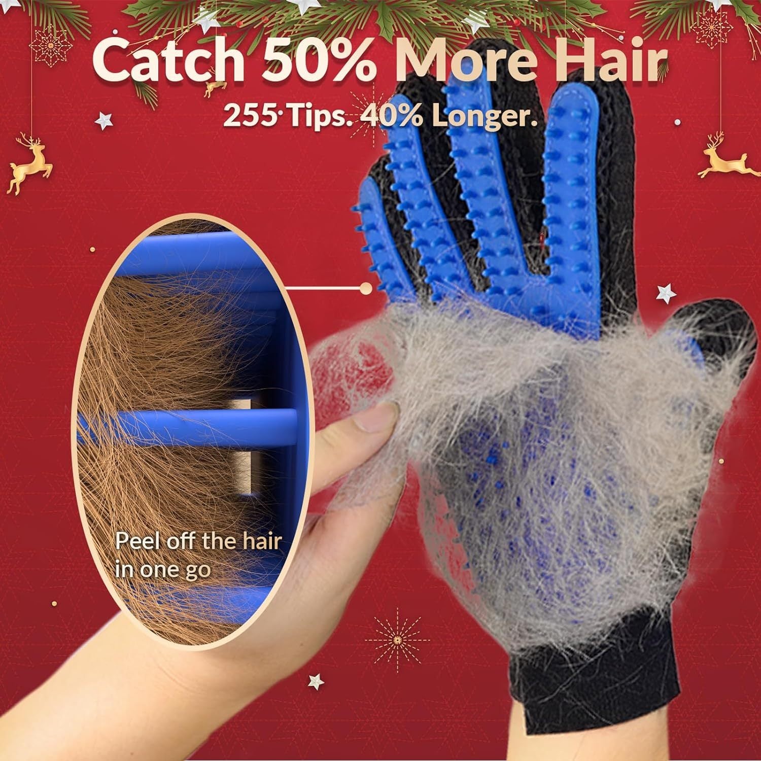 Upgrade Pet Grooming Gloves Dog Brushes