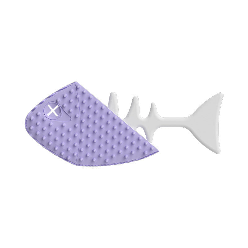 Cat Brushes For Indoor Cats Fishbone-Shaped Kitten Brush