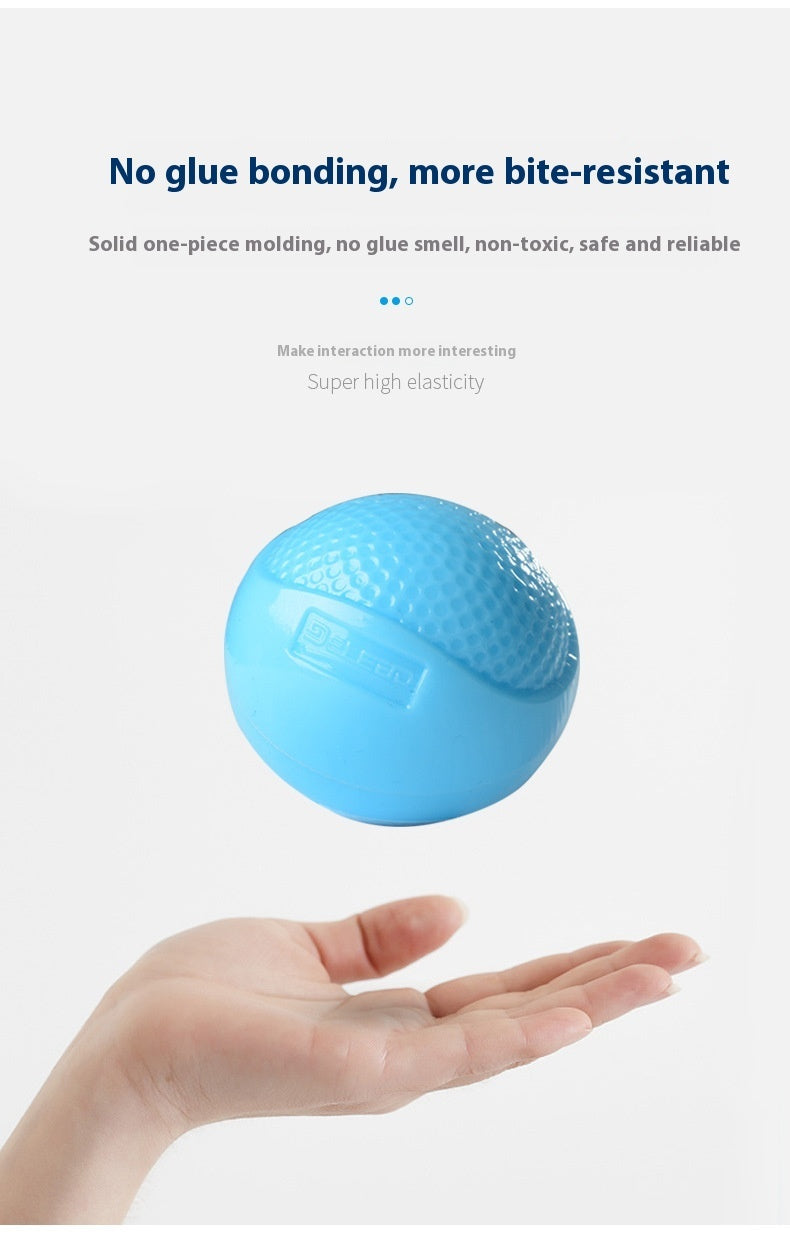 Luminous Toy Ball Puppy Dog Molar Elastic Ball Rubber Ball